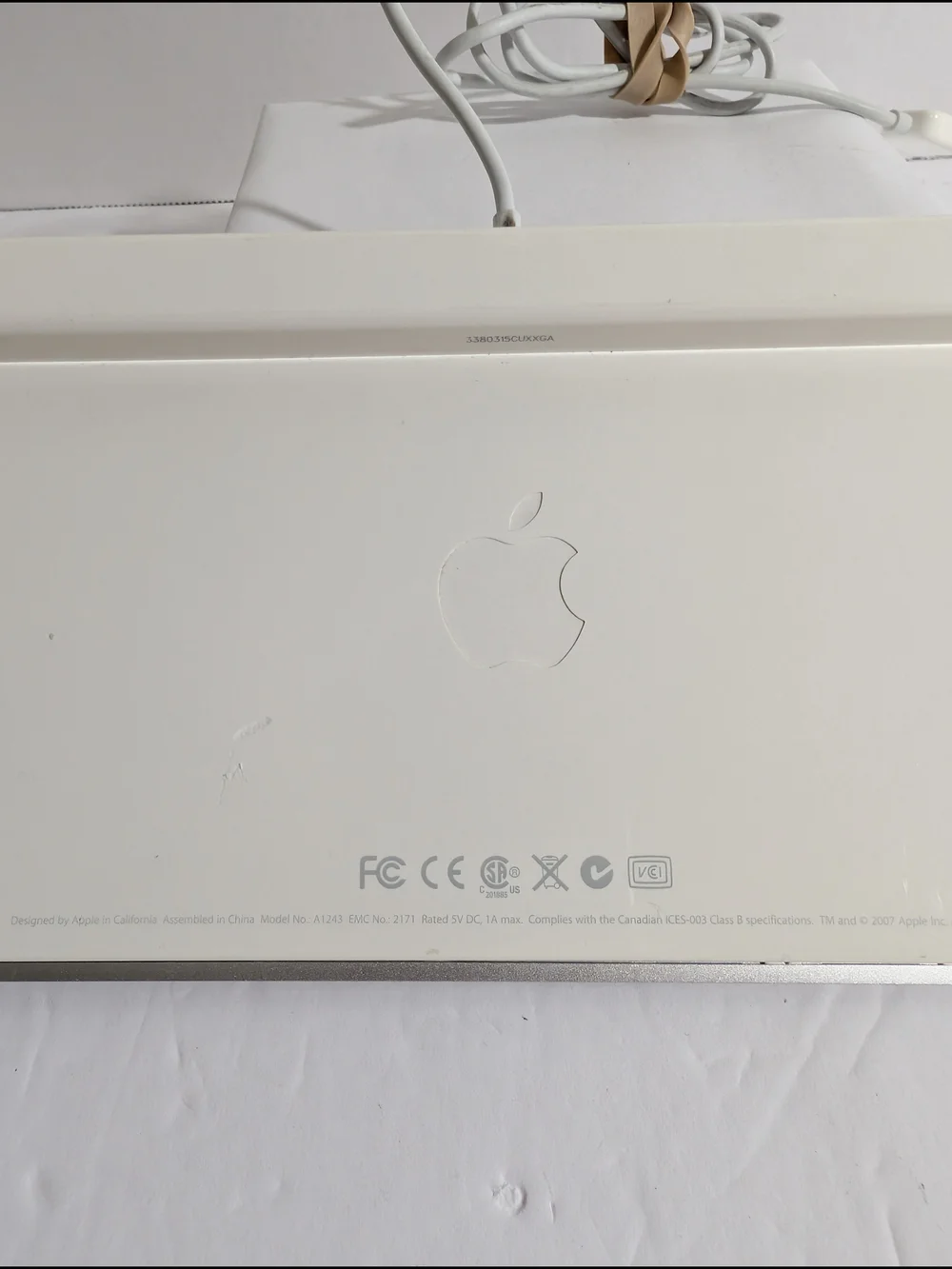Apple Wired Keyboard with Numeric Keypad - Silver/White